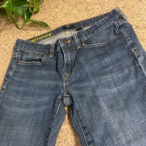 J. Crew Stretch Toothpick Blue Jeans 29